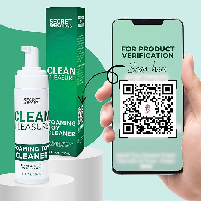 Toy Cleaner Foam 237ml – Premium Adult Toy Cleaner for Hygiene – Safe, Gentle, and Effective Toy Cleaner for All Purpose – Non-Irritating Formula – Easy-to-Use Cleaner for Adult Toys