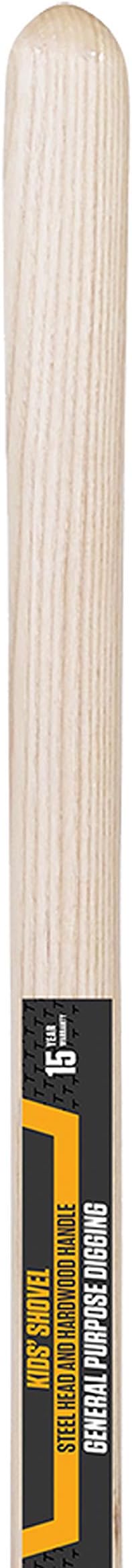 True Temper KSM Kids Round Point Shovel with with Hardwood Handle, 36 Inch