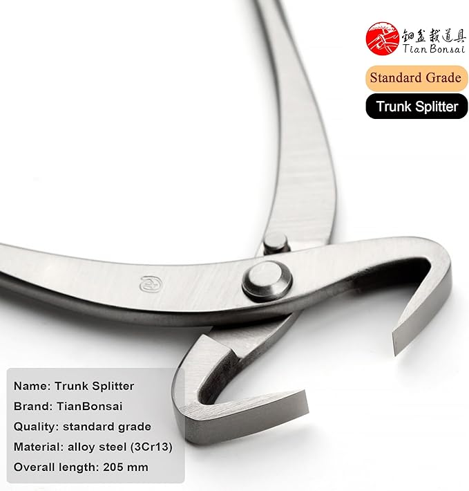 tianbonsai Standard Series Bonsai Tools Trunk Splitter/Root Cutter from (205 Mm Trunk Splitter)