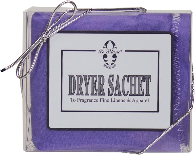Le Blanc® Lavender Single Pack Dryer Sachet - Luxury Scented Fabric Sachet for Your Dryer (1 Pack)