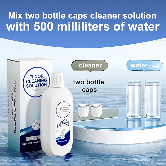 Floor Cleaning Solution Original flavor Scent Compatible with Tineco Cleaning Solution, Suitable for All Robot Vacuum Cleaners and Wireless Wet Dry Dual-Use Vacuum Cleaners
