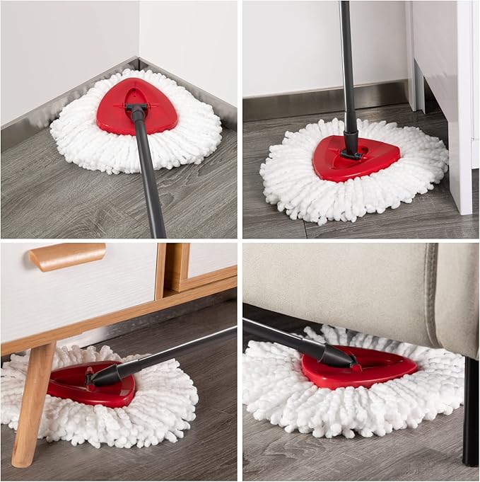 Spin Mop Replacement Base Compatible with Ocedar EasyWring 1 Tank System, Spin Mop Heads Replacements Base Compatible with O Cedar Replace Head