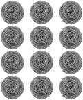 12Pcs Stainless Steel Cleaning Ball for Cleaning Dishes, Pans, Pots, Ovens, Grills, Sinks - Stainless Steel Wire Ball Kitchen