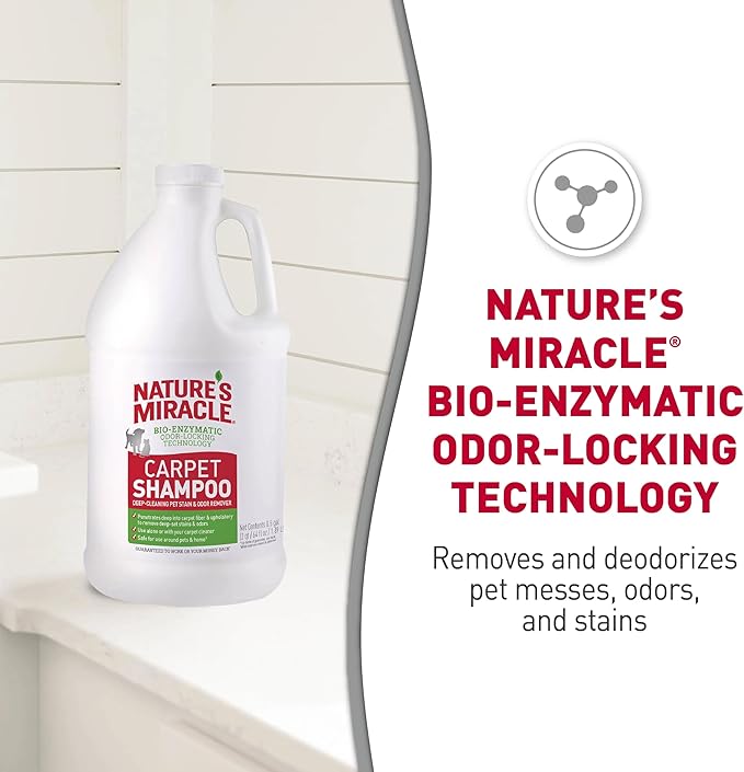 Nature's Miracle Carpet Shampoo, Deep-Cleaning Stain and Odor Remover