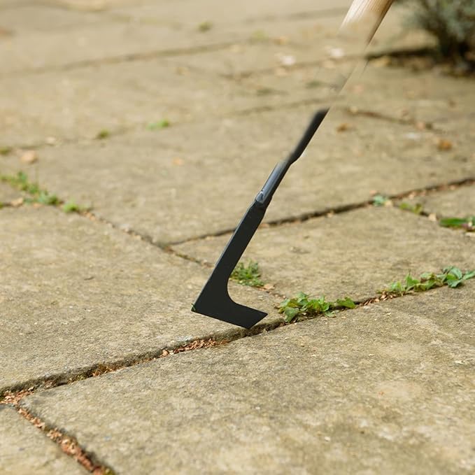 1 Pieces Hand Weed Puller Tool, Stainless Steel L Shape Garden Weed Remover Tool, Garden Weeder Tool for Lawn Farmland Transplant Gardening Plant Tool