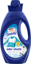 Suavitel Odor Shield Liquid Fabric Softener, Laundry Odor Eliminator, Fresh Air Scent, 46 oz