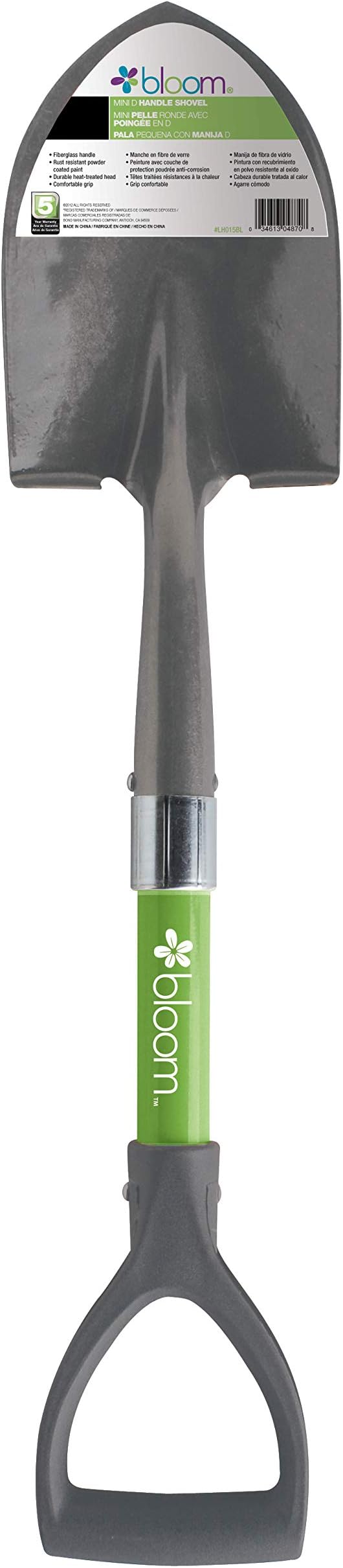 BLOOM Bond MFG 989743 Bloom Mini D Handle Shovel Assorted
