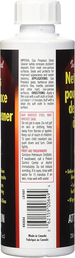 Imperial Gas Fireplace Cleaner KK0044 8 Ounce Bottle