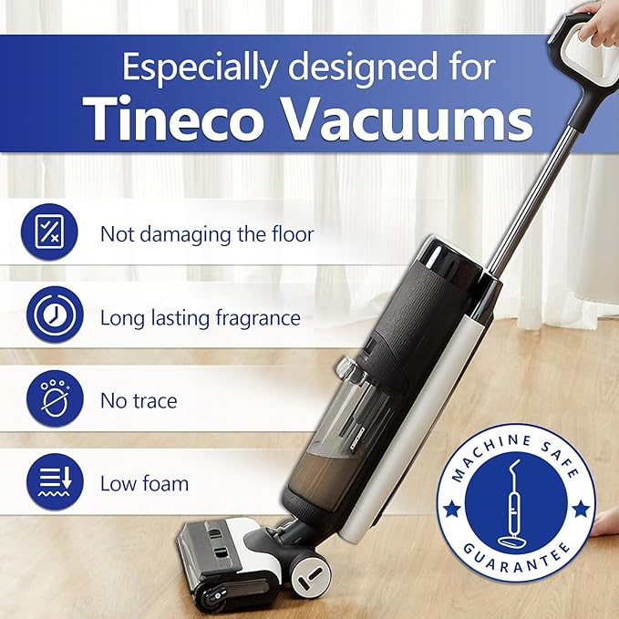 Floor Cleaning Solution Compatible with Tineco Floor One & iFloor Series, 2-Pack 16.9floz Lavender Scent Floor Cleaner Deep Cleans for Multiple Hard Floors