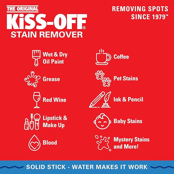 General Pencil Kiss Off Stain Remover 0.7-Ounce (136BP),White
