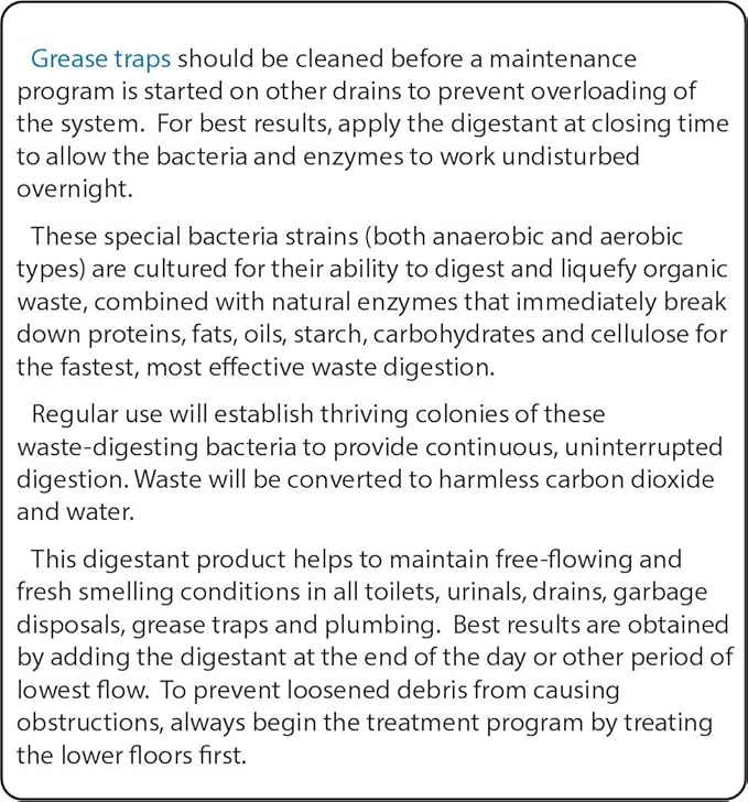 Bio-Ross Drain & Septic Drain Cleaner By Bio Ross Elimination Enzyme Drain Cleaner One 2 lbs Containers