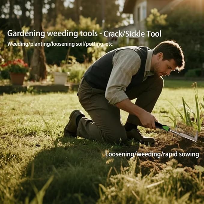 Gardening Tools,Weeding Tool,Garden Hand Tools,Weed Removal Tool,Crack Weeder Crevice for Garden/Patio/Crack/Potted Plant Weed Puller Tool(3pcs)