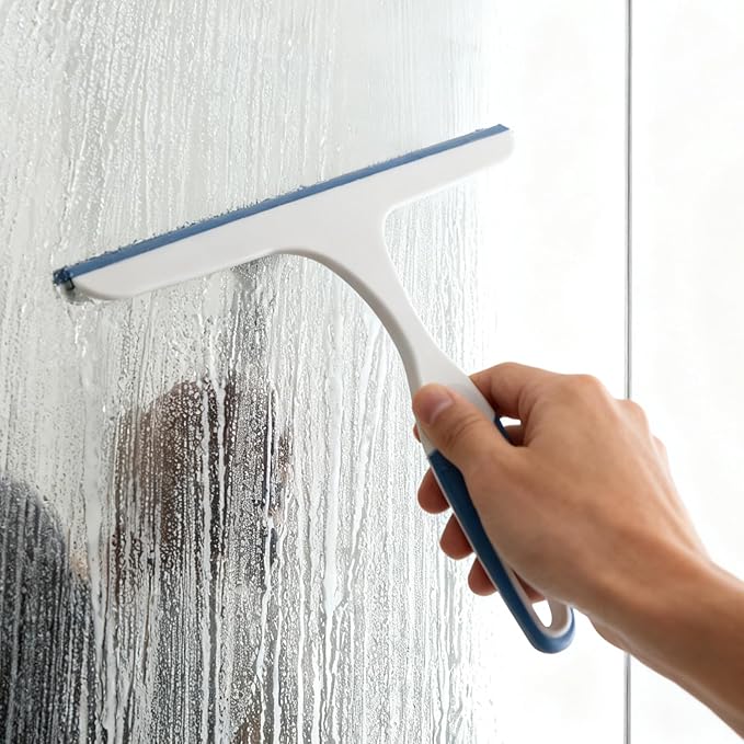 6pcs Shower Squeegee for Glass Doors,Bathroom Squeegee for Cleaner,Window Cleaning Small Squeegees Door for Shower Doors Bathroom Window Car Glass