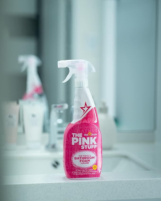 Stardrops - The Pink Stuff - The Miracle Bathroom Foam Cleaner 750ml 2-Pack Bundle