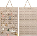 Resovo Hanging Earrings Organizer, Earring Holder & 20 Hooks, Holds Up To 300 Pairs, Compact Design, Soft Material, Earring Hanger Earring Display Hanging Organizer for Women Girls -1 Pack