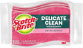 Scotch-Brite Gentle Clean Delicate Scrub Sponges, For Washing Dishes and Cleaning Kitchen, 3 Scrub Sponges