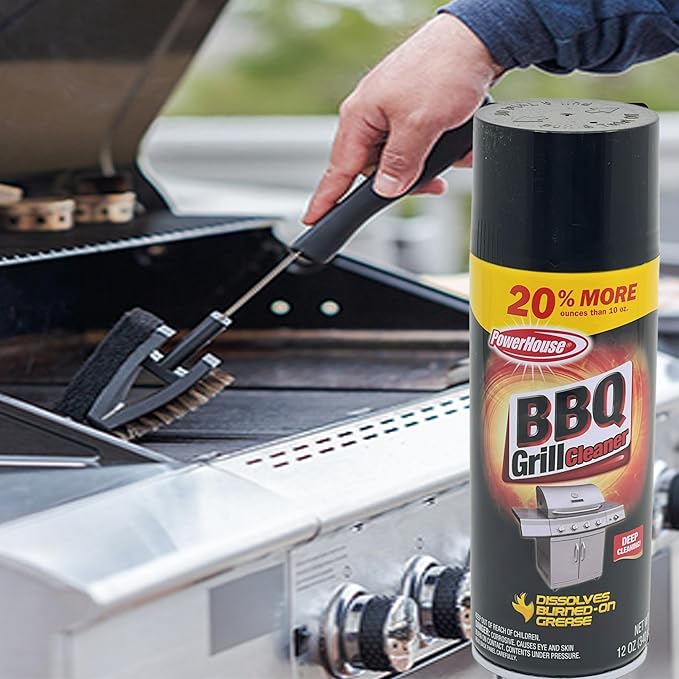 Home Select Aerosol BBQ & Grill Cleaner 12 oz (Pack 3)