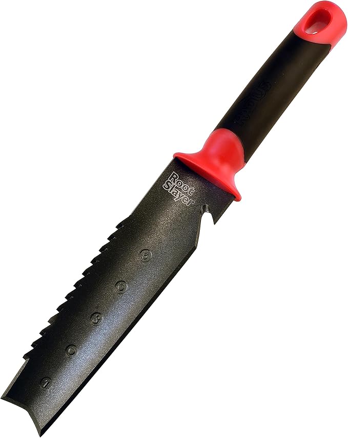 Root Slayer 17211, Soil Knife with Holster, Original Red