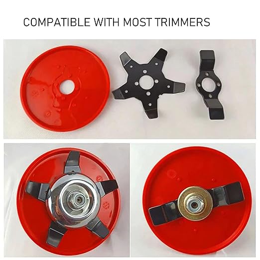 Lawn Weeder Weeding Disc Manganese Steel Multifunctional Trimmer Head Weeder Plate Accessories for Replacement