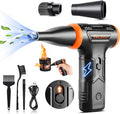 Compressed Air - Electric Air Duster, 50 mph 110000RPM Super Power Compressed Air Duster for PC/Computer/Blaster/Keyboard/Home, Variable Speed Cordless Canned Air Mini Dust Blower Quick Dusting