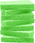 Large Cellulose Sponges, Kitchen Sponge for Dish, Thick Heavy Duty Scrub Pads, Non-Scratch Scrubber for Household/Cookware/Bathroom/Office/Boat 5.5" x 3" x 1" (7 Pack) Green
