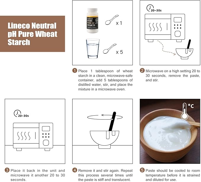Lineco, Neutral pH Pure Wheat Starch Adhesive (8oz)