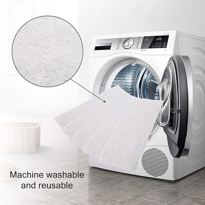 isinlive 8 Pack Cleaning Mop Pads Replacement Compatible with OApier S5 and Light n Easy Steam Mop Pads S3101 S7326 S3601 7688ANB 7688ANW 7618ANB 7618ANW Floor Steam Cleaner and S6 S15 S1 S4 S5 S12