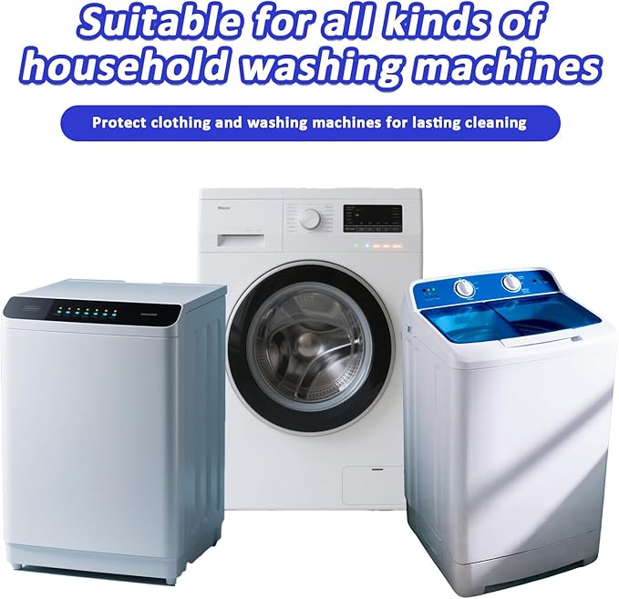 Washing Machine cleaner Tablets,Deep Clean and Deodorize,24 Pieces