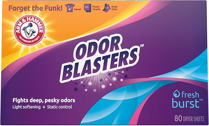 Arm & Hammer Odor Blaster Sheets Fresh Burst 80ct