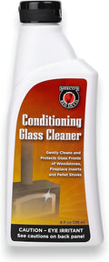 MEECO'S RED DEVIL 700 Conditioning Glass Cleaner - Gently Cleans & Protects Glass Fronts of Wood Stoves, Pellet Stoves & Fireplace Inserts (8 fl oz) - Made in the USA