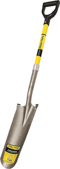 Truper 31285 Tru Pro 16-Inch Drain Spade with Fiberglass D-Handle