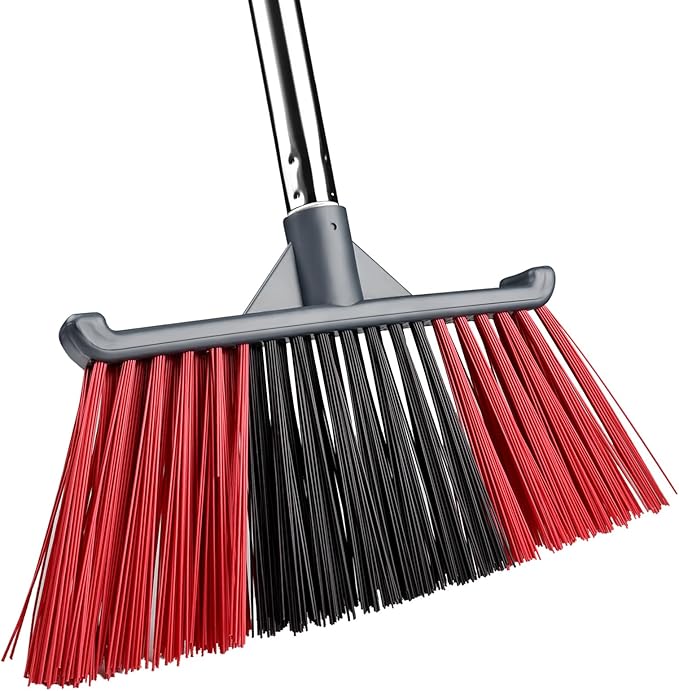 Outdoor Broom, Outside Heavy Duty Brooms for Sweeping Outdoor, Floor Broom is Applied for Courtyard,Garage,etc.（62 inch）