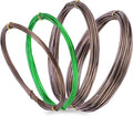 Bonsai Wire Kit, 4 Rolls Total 64Ft Aluminum Bonsai Training Wire Set for Indoor 1.0MM, 1.5MM, 2.0MM