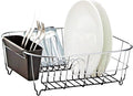 Neat-O Deluxe Chrome-Plated Steel Small Dish Drainers (Black)