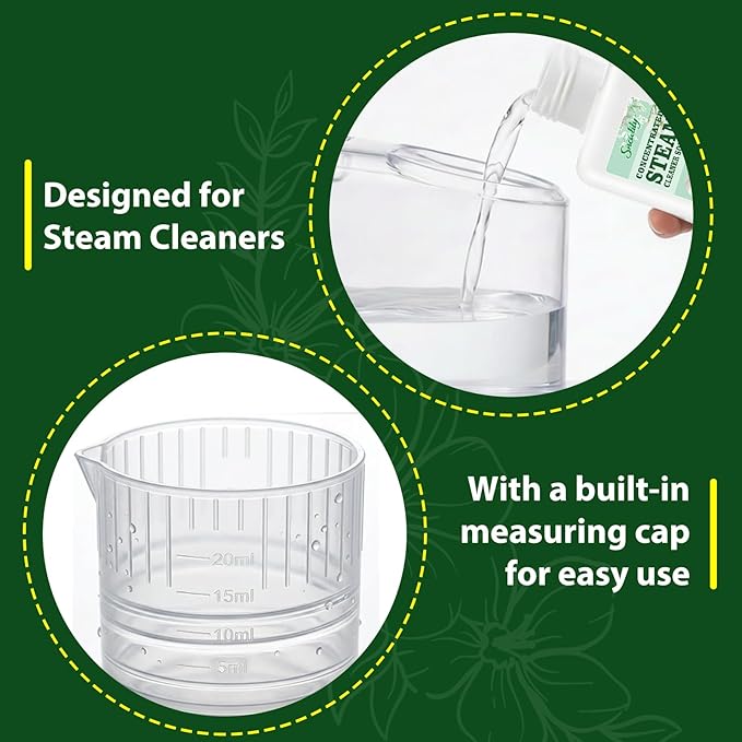 Snowlily 20X Concentrated Multi-Surface Steam Mop Solution for All Steam Mops & Machines – Cleans Floors, Curtains, Carpets & Fabrics, Fresh Floral Scent, 16.9 fl oz (Fresh Floral)