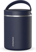 Hydrapeak 32oz Stainless Steel Vacuum Insulated Food Jar for Hot Food and Cold Food, Wide Mouth Leak-Proof Soup Jar for Adults, 10 Hours Hot and 16 Hrs Cold (Navy)