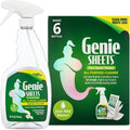 Genie Sheets All Purpose Cleaner | 1 Bottle with Sprayer + Concentrate Makes 6 24oz Refills | Professional-Strength | Just Add Water | Sustainable Eco-Friendly Plant-Based