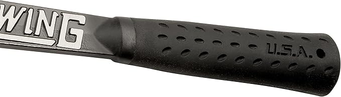 ESTWING Hunter's Axe - 14.25" USA Made Forged Steel Hatchet with Gut Hook & Shock Reduction Grip - EBHA