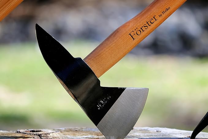 1844 Helko Werk Germany - Förster Professional Fireman’s Hatchet for Cutting Wood and Firewood - Head 2.25 lb, Handle 20 in (Fireman Hatchet) #10629