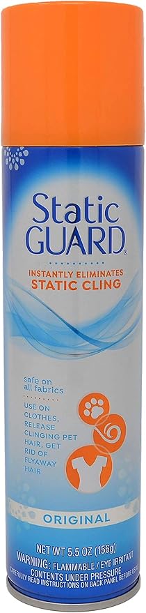 Static Guard Bonus Pack Spray 12.4 oz (2 Pack of 5.5 oz & 1 Pack of 1.4 oz)
