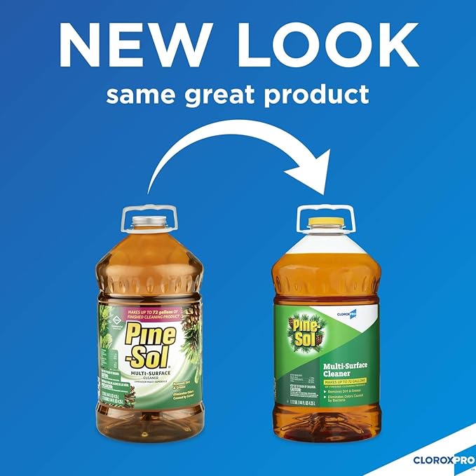 CloroxPro Pine-Sol Multi-Surface Cleaner, Original Pine, 144 Fluid Ounces (Package May Vary)