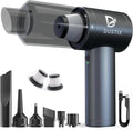 Handheld Car Vacuum Cleaner & Air Blower Cordless – Mini Powerful 12000Pa Suction, Portable Small Hoover, HEPA, Accessories for Interior, PC, Home & Kitchen