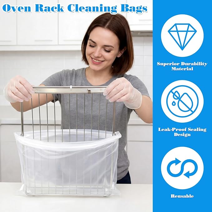15 Pack Large Clear Zip Bags Reclosable Zip Plastic Lock Poly Bags 13.4 x 9.5 Inch - Thick Heavy Duty Clear with Lock Seal Zipper for Storage, Organization, Travel & Kitchen(12.6" X 17.7")