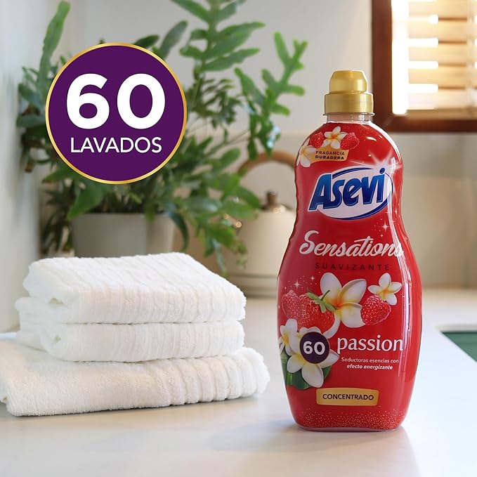 Asevi 23046 Sensations Passion Fabric Softener Concentrate 60 Doses