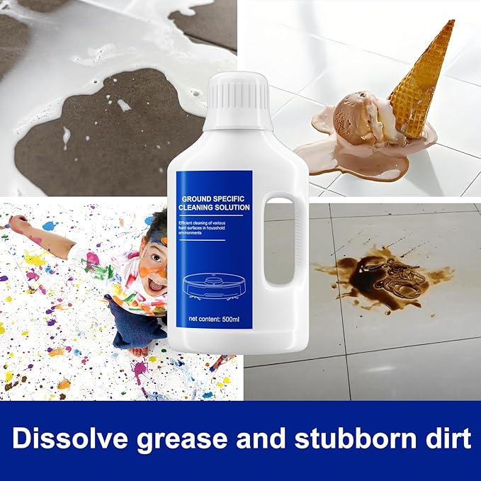 Floor Cleaning Solution Original Scent Compatible with Dreame Vacuum Cleaner Solution, Residue & Streak Free, Suitable for All Robot Vacuum Cleaners and Wireless Wet Dry Dual-Use Vacuum Cleaners