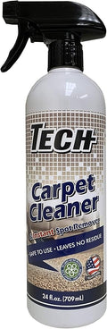 TECH Carpet Cleaner Spray - Instant Spot Remover with No Harsh Chemical (24 Oz)