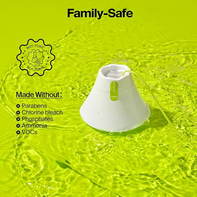 In-Tank Toilet Cleaner Bottle, Automatic Toilet Bowl Cleaners for Hard Water Stains, Septic System Friendly, Long Lasting Up to 180 Days / 1000+ Flushes