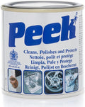 Tri-Peek Peek Polish, Multipurpose Metal Cleaner, Polish and Protect All Metals & Fibreglass, Aluminum, and Chrome Metal Polisher, Silverware, Glass & Acrylics Cleaner, 250ml (9.83 oz) Canister