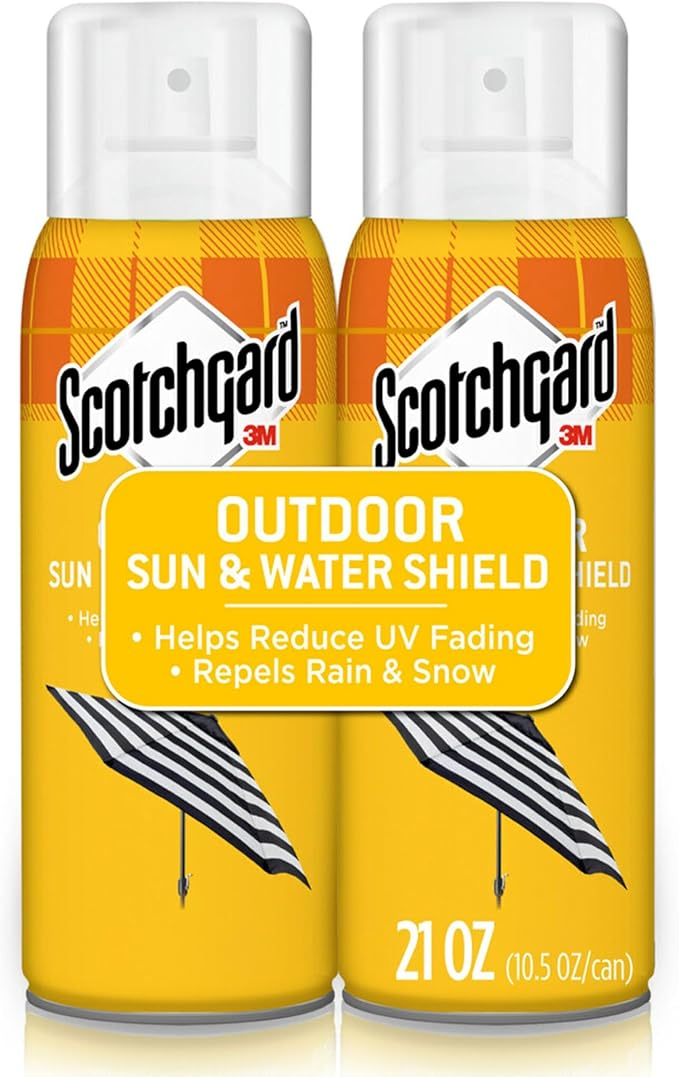 Scotchgard Sun and Water Shield, Repels Water, 10.5 Fluid Ounces (2 Cans)