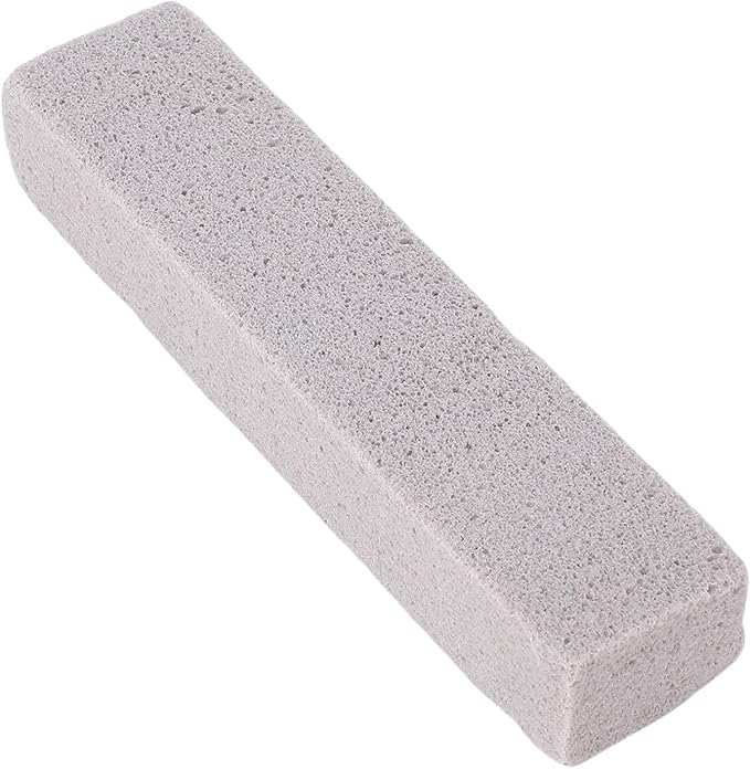 WALFRONT 6PCS Pool Pumice Stone Toilet Bowl Cleaner & Hard Water Remover PVC Scouring Sticks for Bathtub Shower Tile Kitchen Sink Swimming Pool Grates (S 10x25cm)